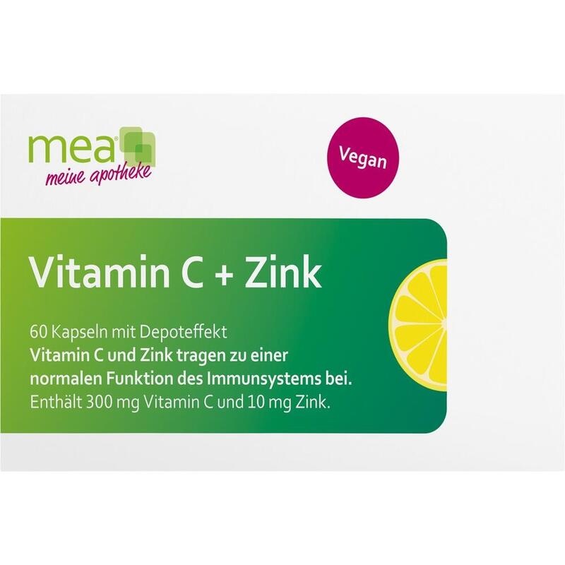 MEA Vitamin C+Zink Depot Kapseln