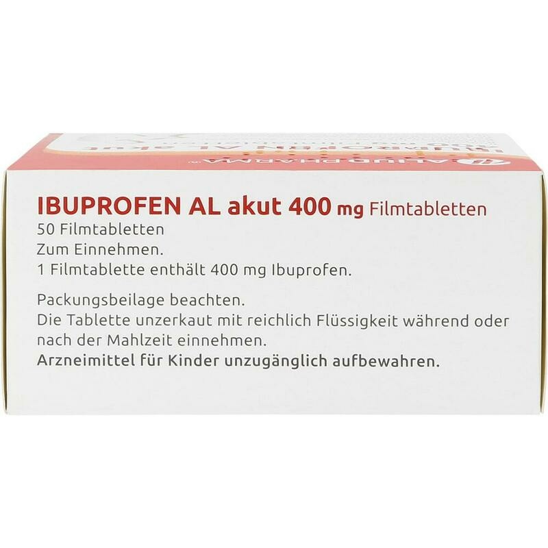 IBUPROFEN AL akut 400 mg Filmtabletten