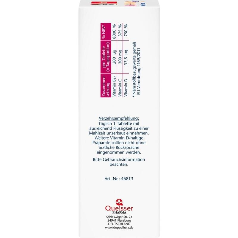 DOPPELHERZ B12+C+D3 Depot aktiv Tabletten