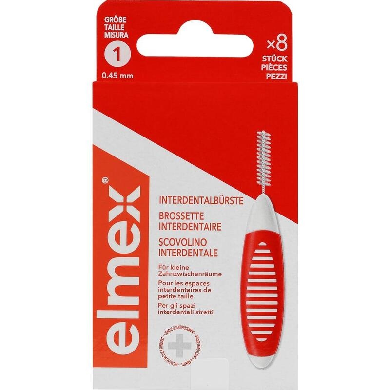 ELMEX Interdentalbürsten ISO Gr.1 0,45 mm orange
