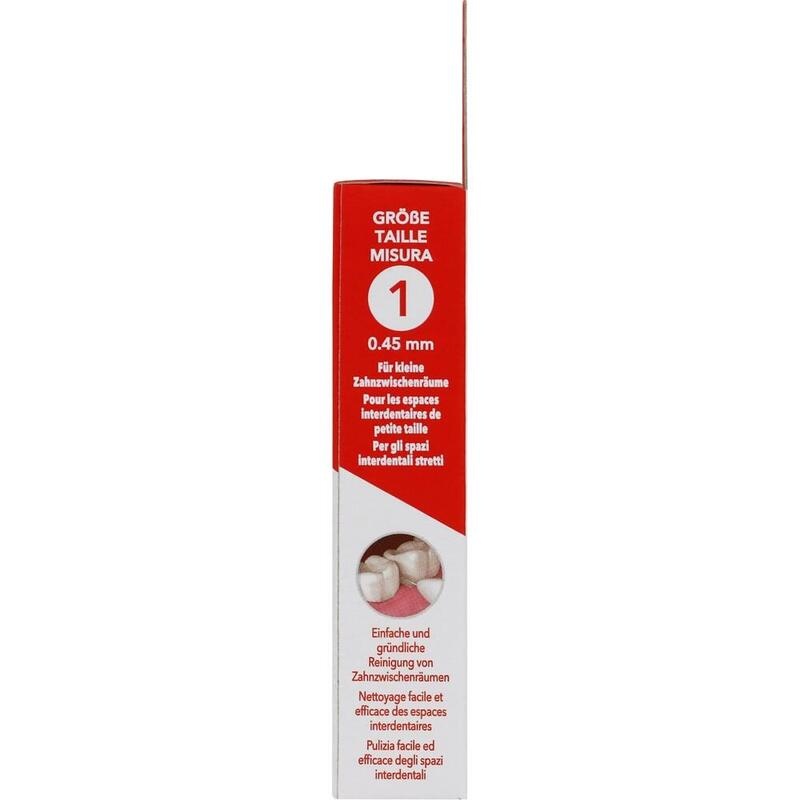 ELMEX Interdentalbürsten ISO Gr.1 0,45 mm orange
