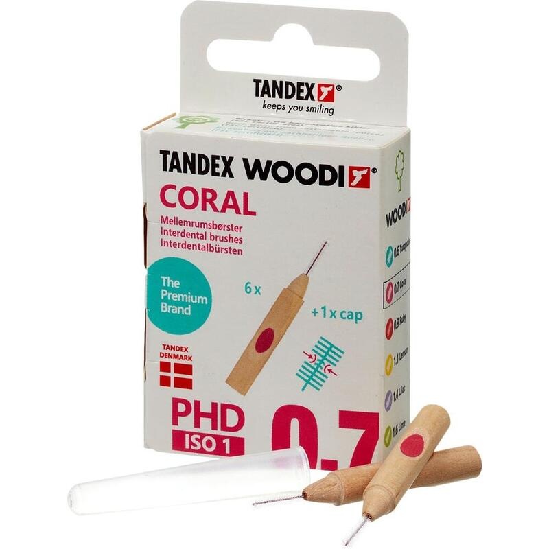 TANDEX WOODI Interdentalb.PHD 0.7/ISO 1 coral