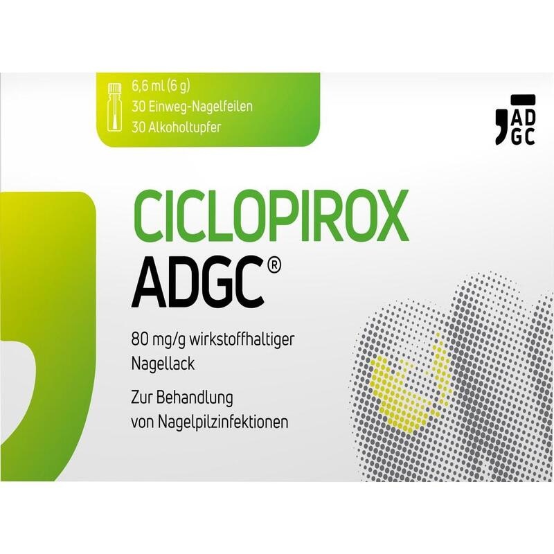 CICLOPIROX ADGC 80 mg/g wirkstoffhalt.Nagellack