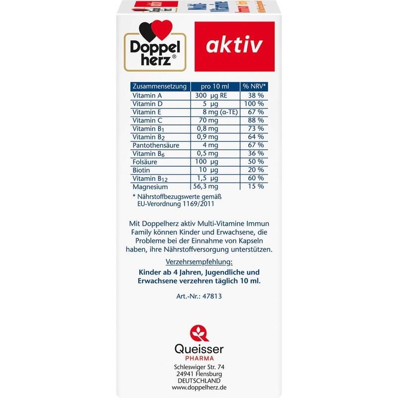 DOPPELHERZ Multi-Vitamine Immun Family flüssig