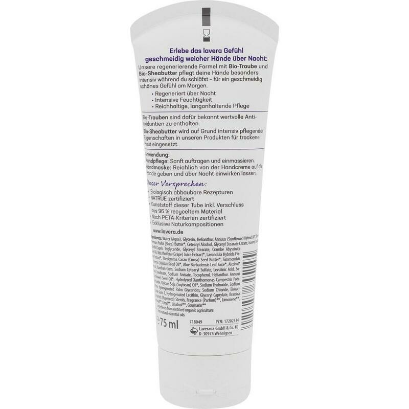 LAVERA Gute Nacht 2in1 Handcreme & -Maske dt