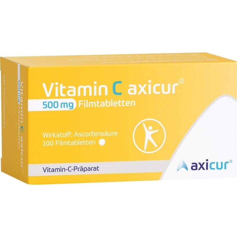 VITAMIN C AXICUR 500 mg Filmtabletten