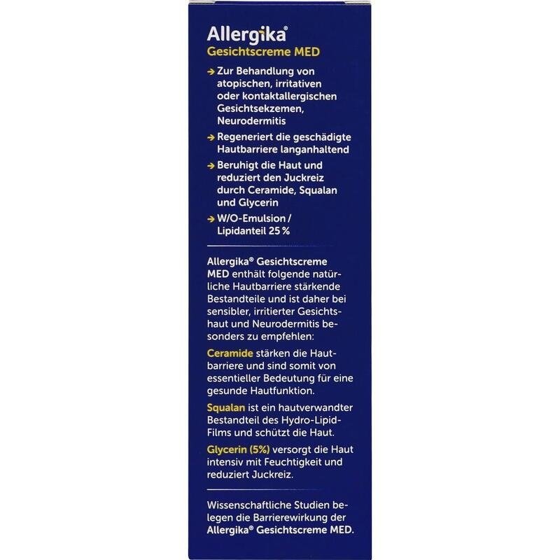 ALLERGIKA Gesichtscreme MED