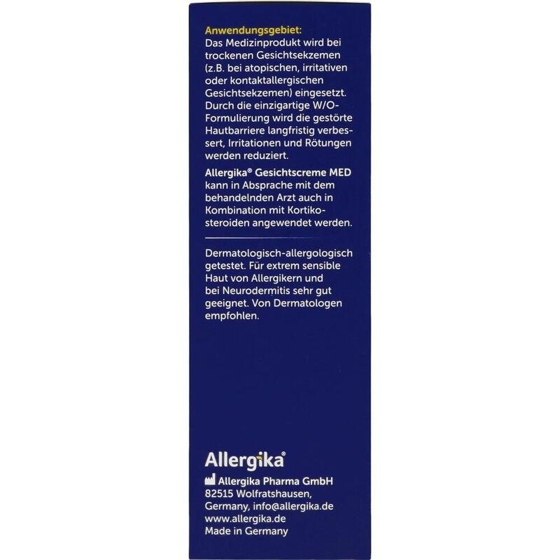 ALLERGIKA Gesichtscreme MED