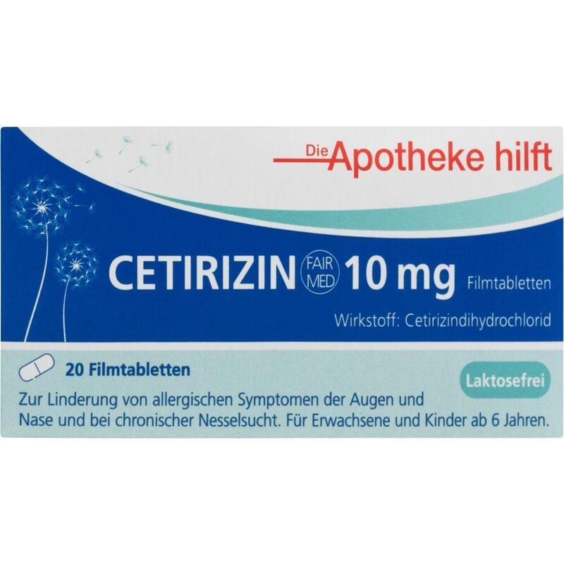 CETIRIZIN Fair-Med Healthcare 10 mg Filmtabletten