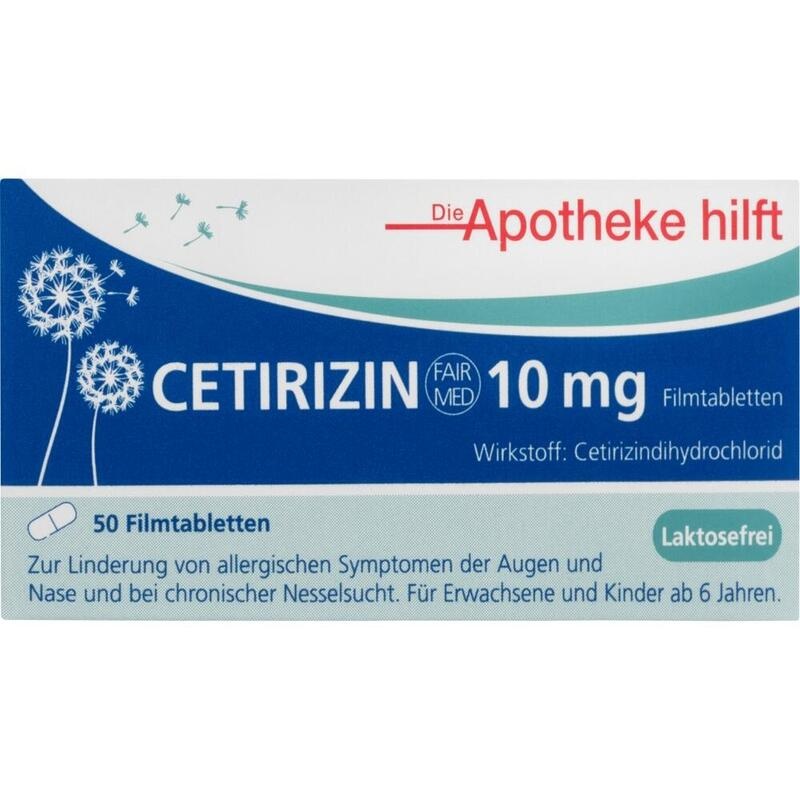 CETIRIZIN Fair-Med Healthcare 10 mg Filmtabletten