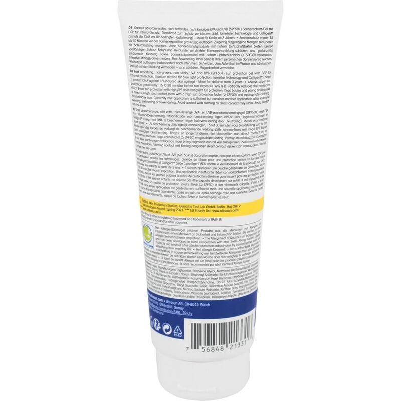 ULTRASUN Pediatrics Sun Gel SPF 50+