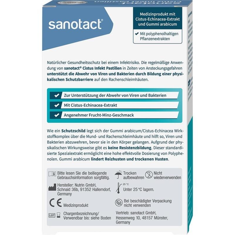 SANOTACT Cistus Infekt Pastillen
