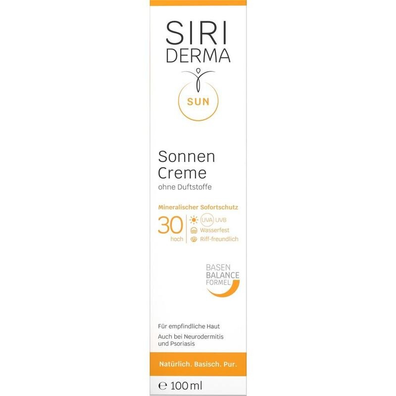 SIRIDERMA Sonnencreme LSF 30 ohne Duftstoffe