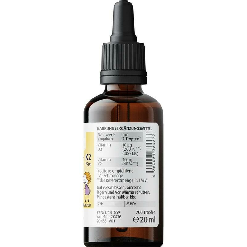 VITAMIN D3+K2 MK-7 all trans Family Tropf.z.Einn.