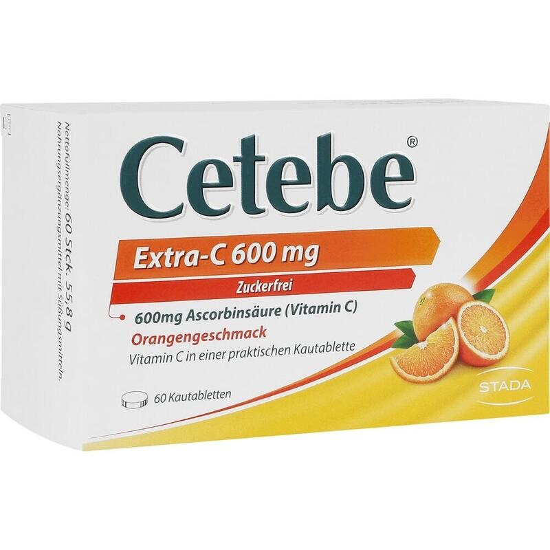 CETEBE Extra-C 600 mg Kautabletten