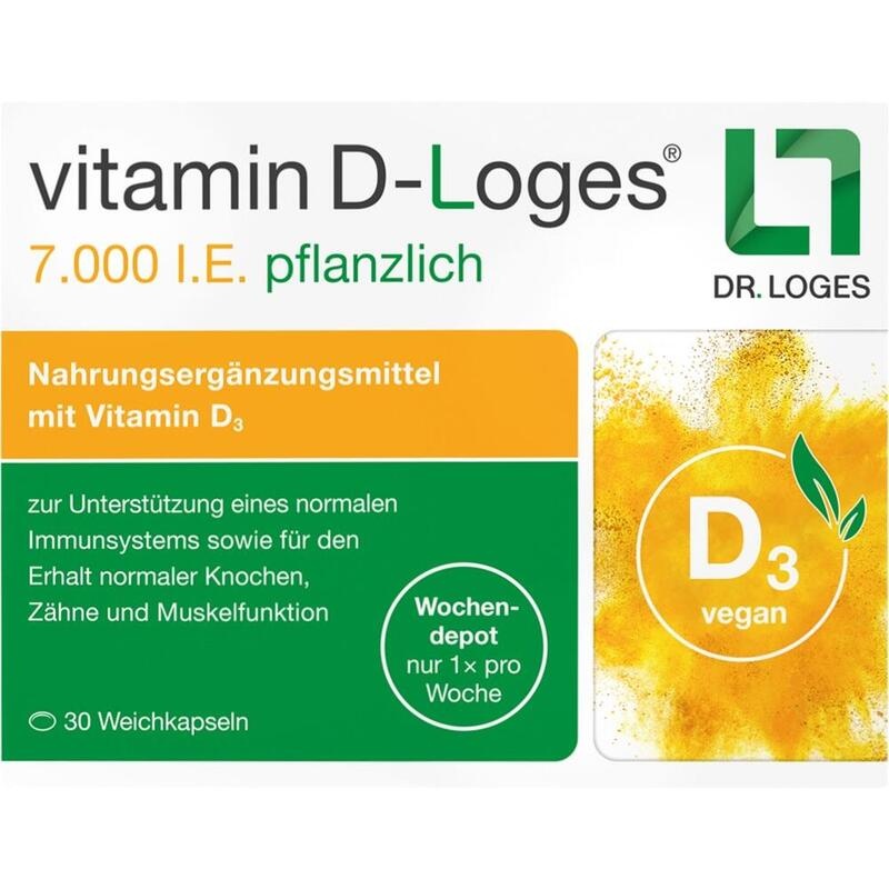 VITAMIN D-LOGES 7.000 I.E. pflanzlich Wochendepot