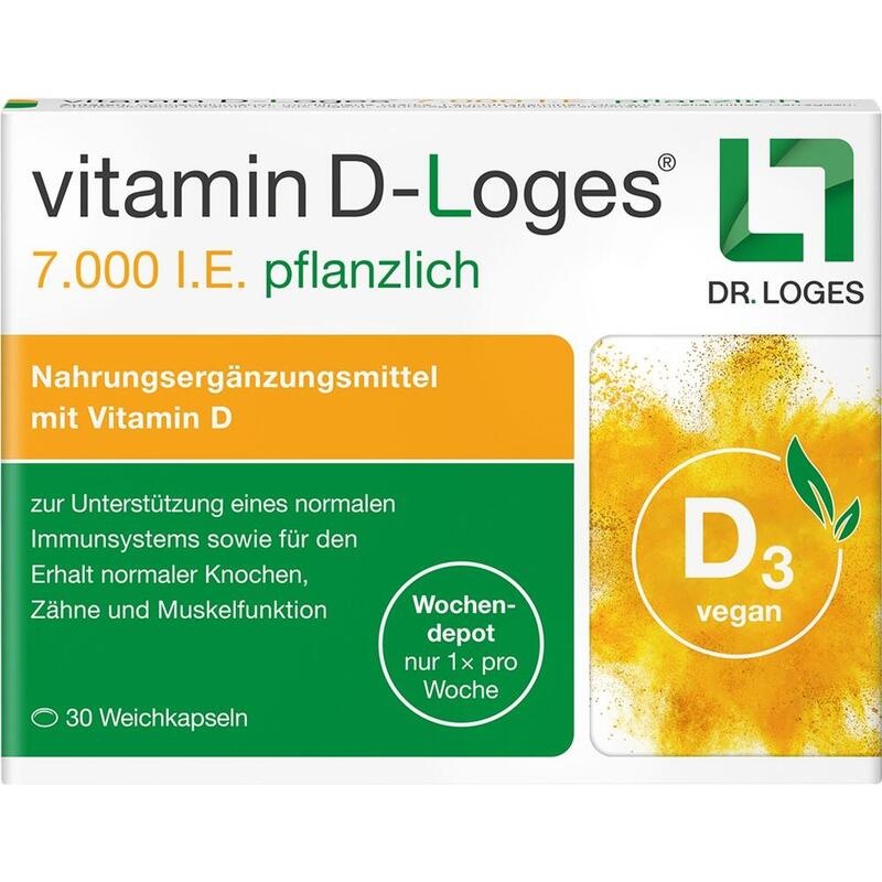 VITAMIN D-LOGES 7.000 I.E. pflanzlich Wochendepot