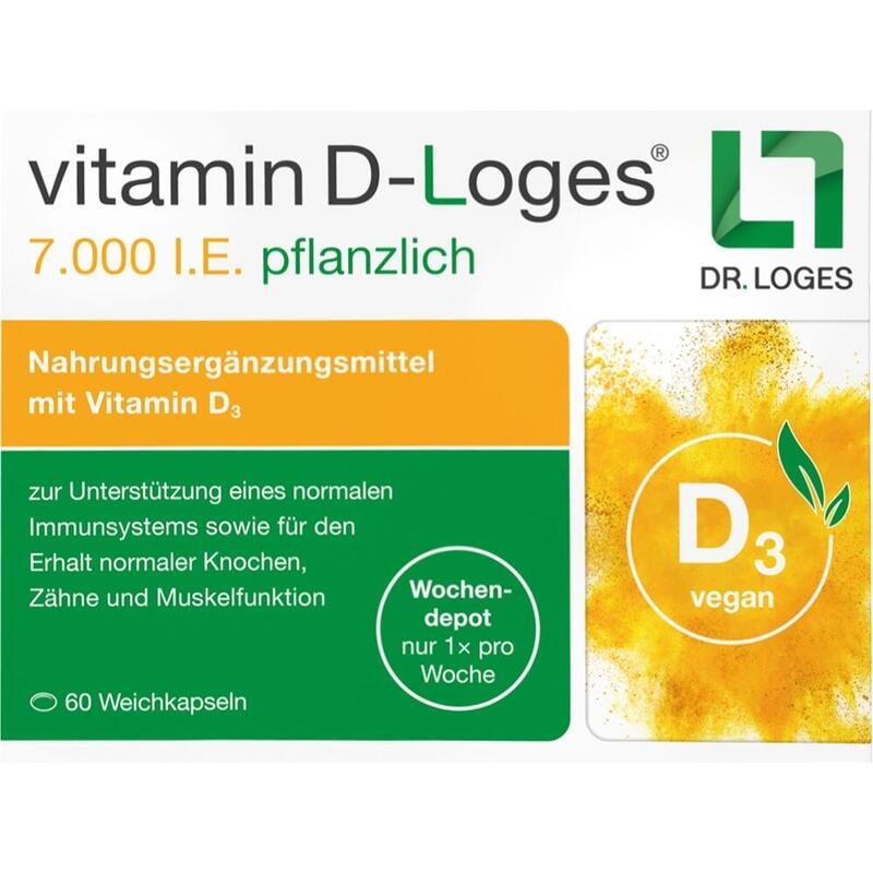 VITAMIN D-LOGES 7.000 I.E. pflanzlich Wochendepot