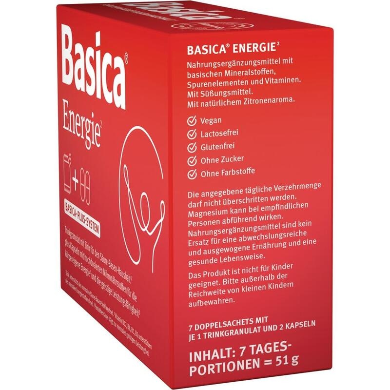 BASICA Energie Trinkgranulat+Kapseln f.7 Tage Kpg.