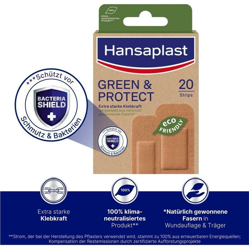HANSAPLAST Green & Protect Pflasterstrips