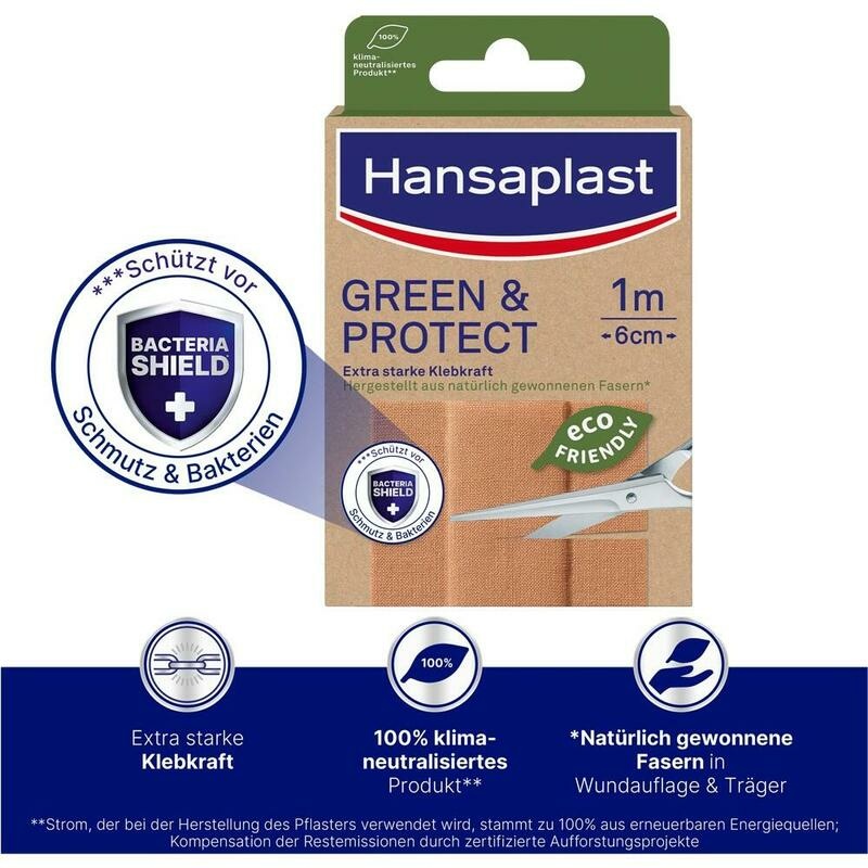 HANSAPLAST Green & Protect Pflaster 6 cmx1 m