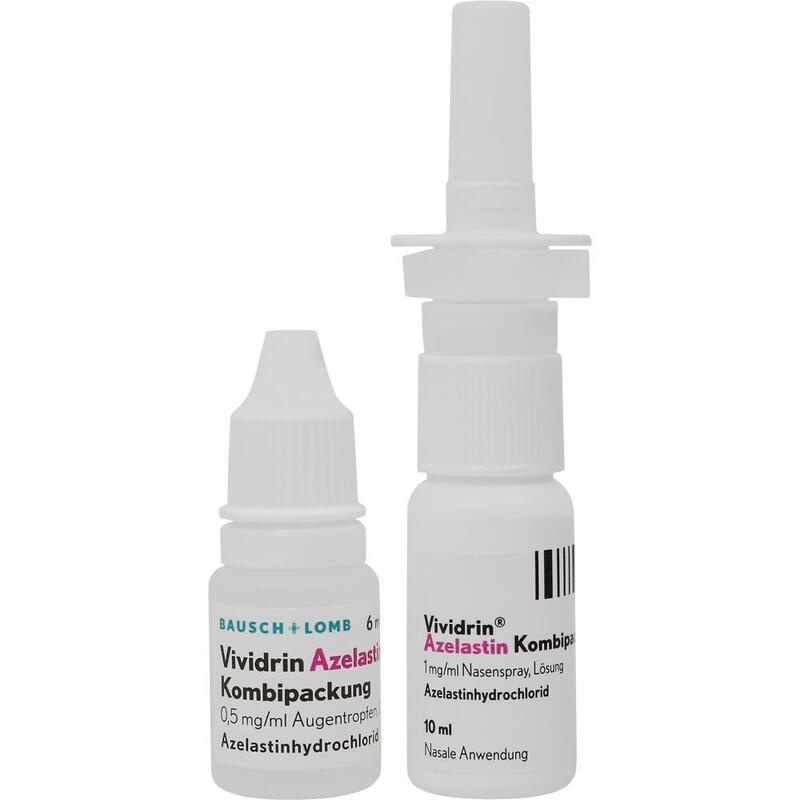 VIVIDRIN Azelastin Kombi.0,5 mg/ml ATR+1 mg/ml NAS