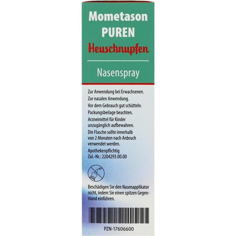 MOMETASON PUREN Heuschnupfenspray 50μg/Sprühst.140