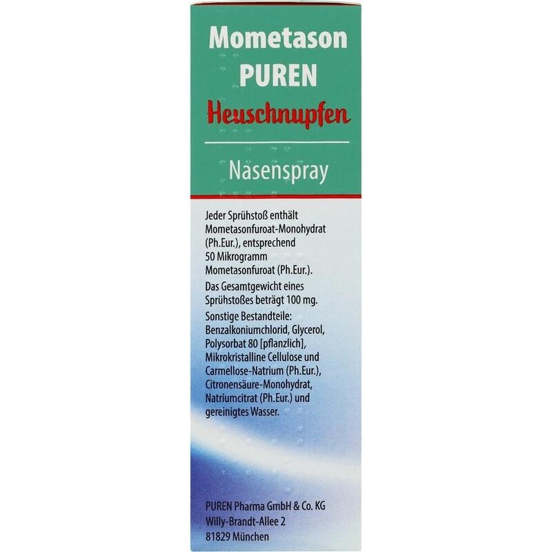 MOMETASON PUREN Heuschnupfenspray 50μg/Sprühst.140