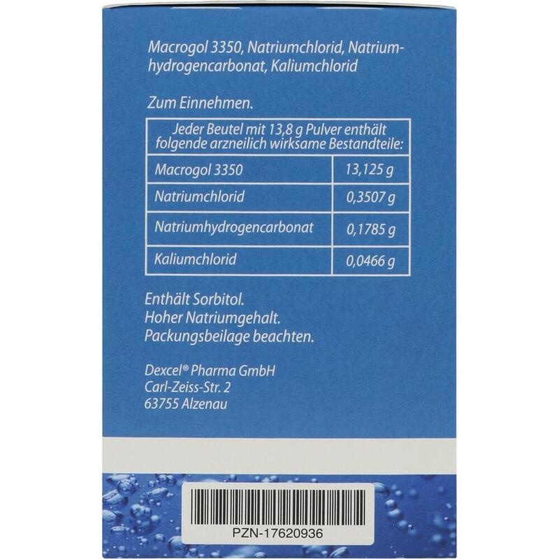 MACROGOL plus Elektrolyte Dexcel 13,7 g PLE