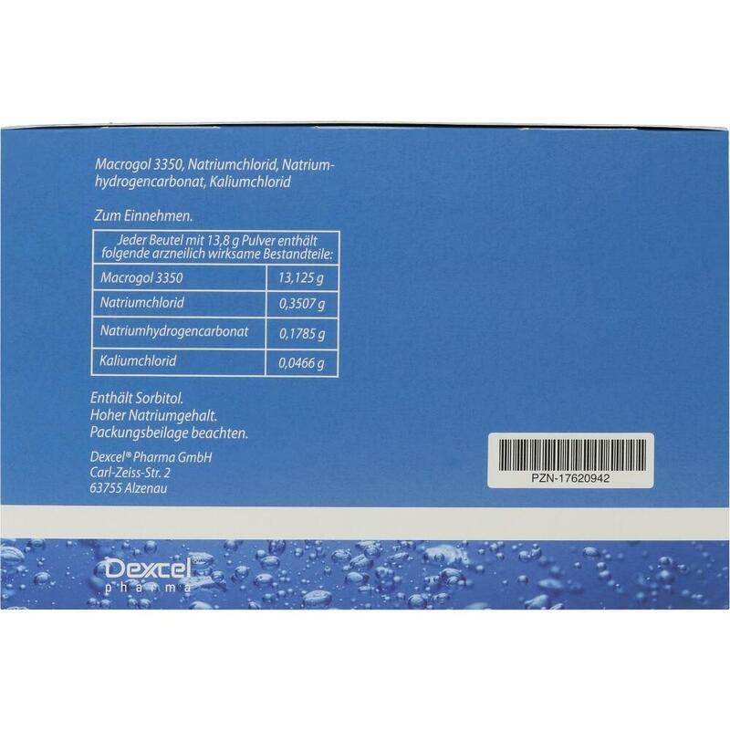 MACROGOL plus Elektrolyte Dexcel 13,7 g PLE