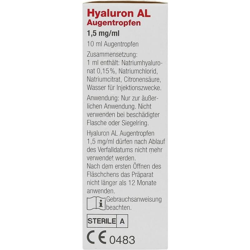 HYALURON AL Augentropfen 1,5 mg/ml