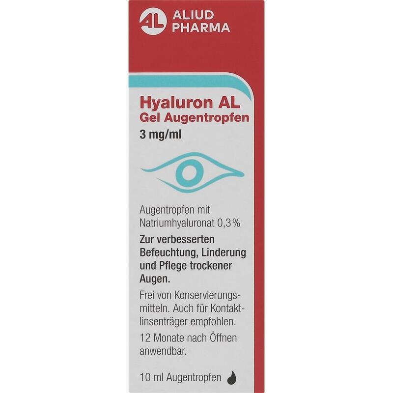 HYALURON AL Gel Augentropfen 3 mg/ml