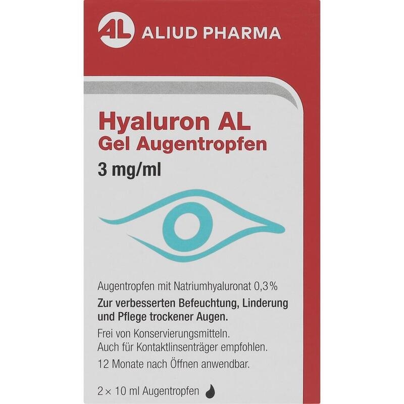 HYALURON AL Gel Augentropfen 3 mg/ml