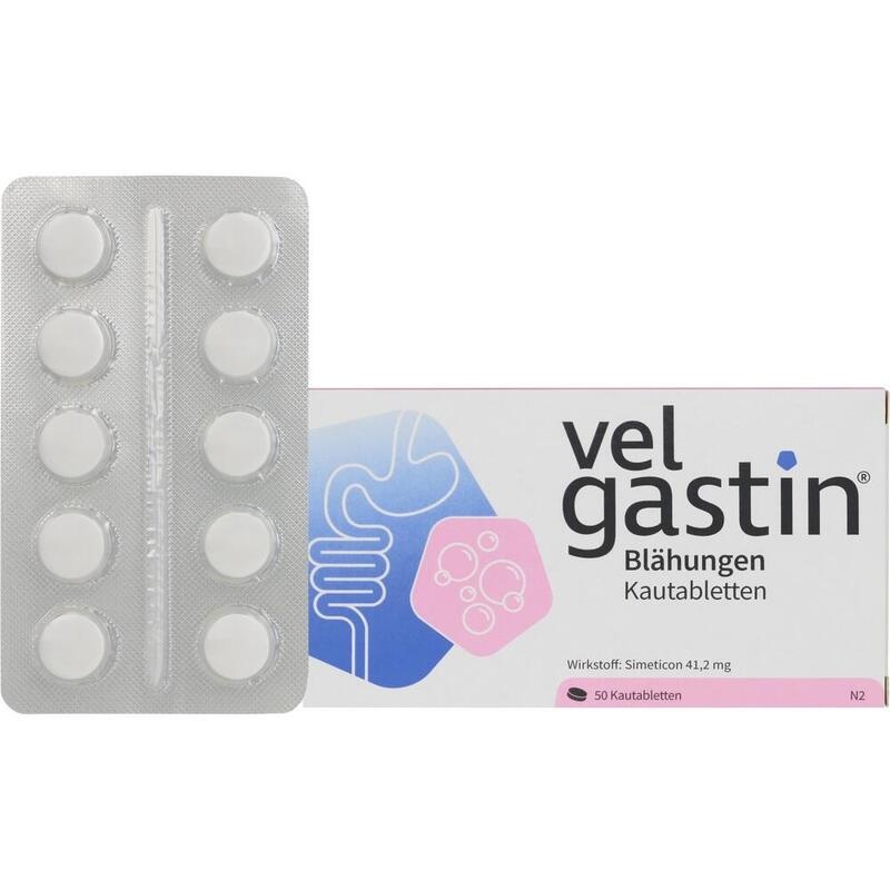 VELGASTIN Blähungen Kautabletten