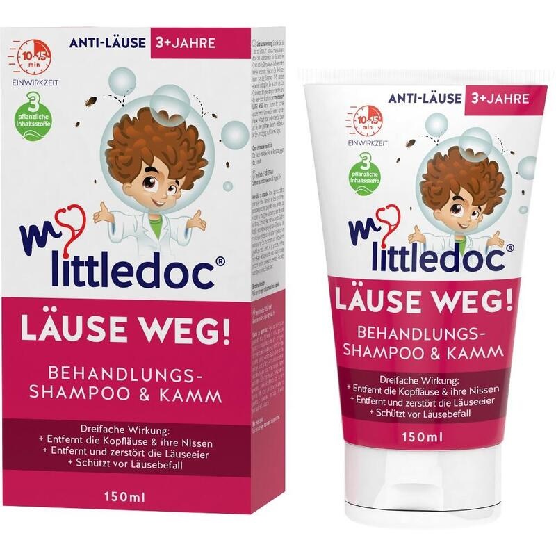 MYLITTLEDOC Läuse weg Shampoo und Kamm