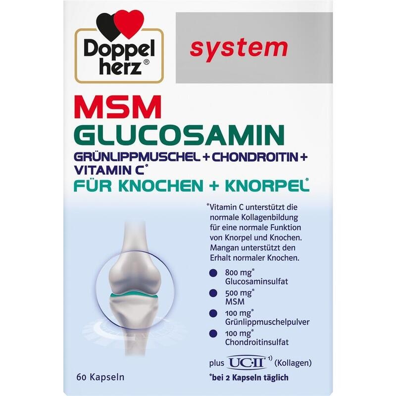 DOPPELHERZ MSM Glucosamin system Kapseln