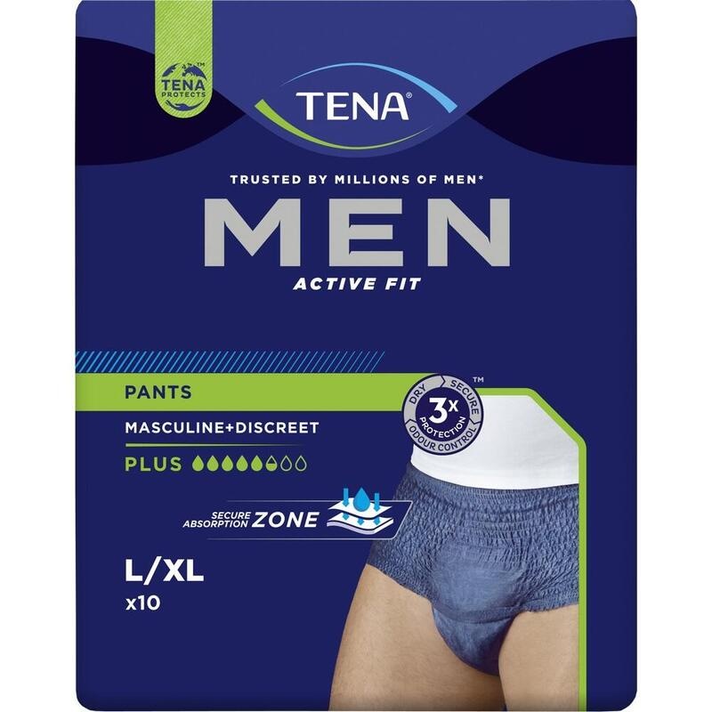 TENA MEN Act.Fit Inkontinenz Pants plus L/XL blau