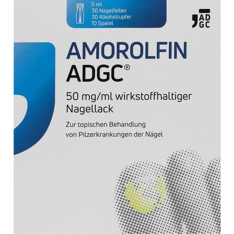AMOROLFIN ADGC 50 mg/ml wirkstoffhalt.Nagellack