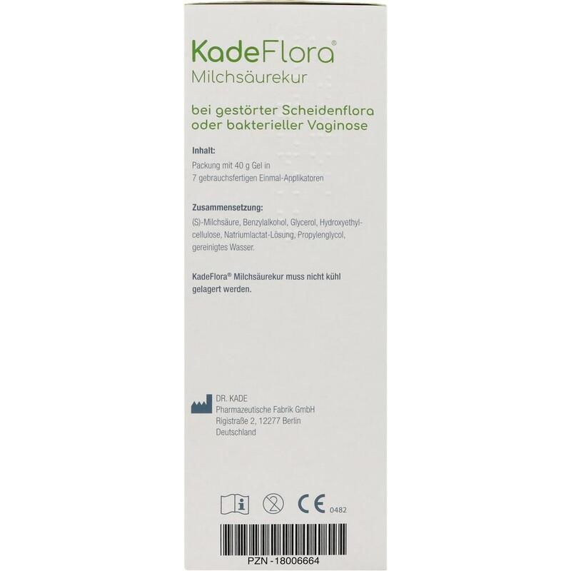 KADEFLORA Milchsäurekur Einmal-Applikat.vag.Anwen.