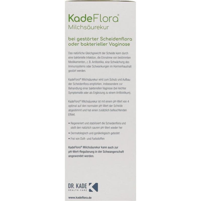 KADEFLORA Milchsäurekur Einmal-Applikat.vag.Anwen.