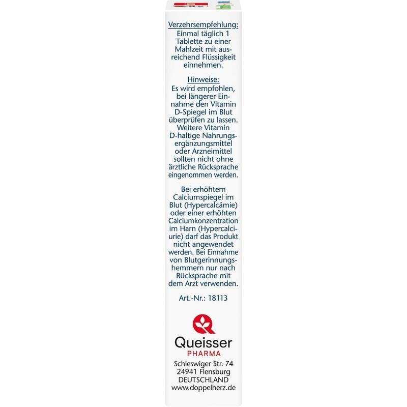DOPPELHERZ Vitamin K2+D3 1000 I.E. Tabletten