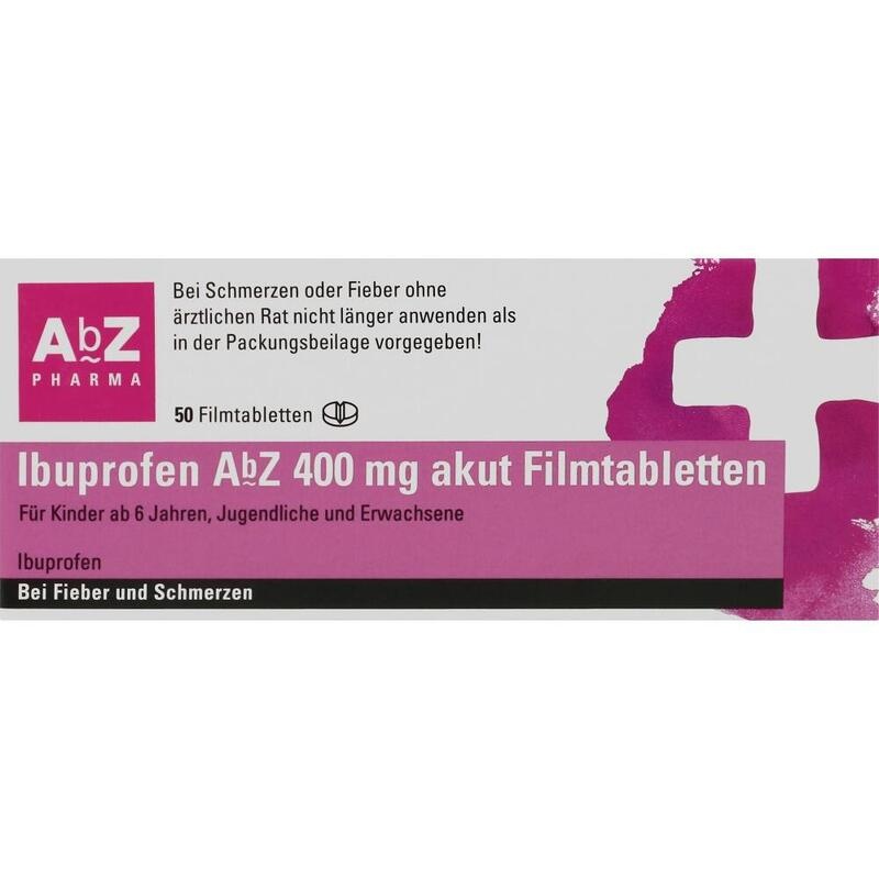 IBUPROFEN AbZ 400 mg akut Filmtabletten