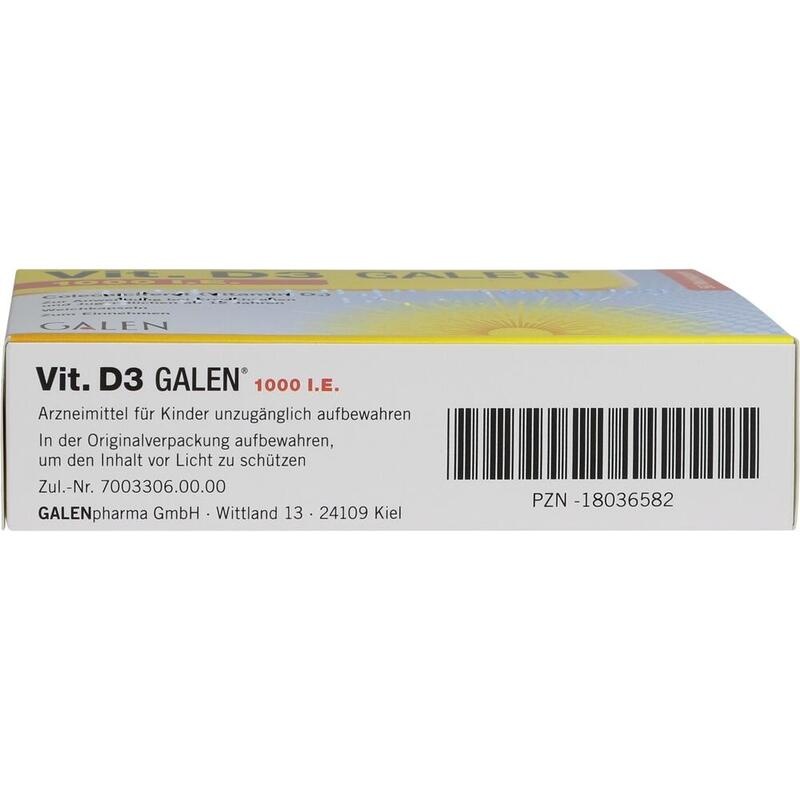 VIT. D3 GALEN 1000 I.E. Weichkapseln