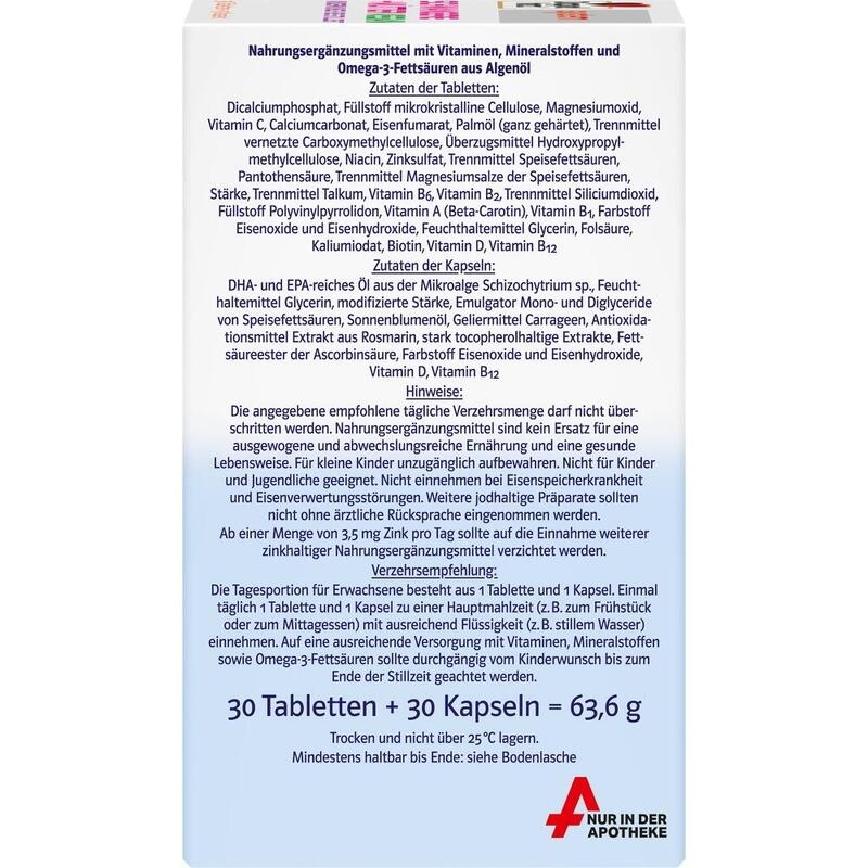 DOPPELHERZ Schwangere+Mütter vegan syst.Kombipack.