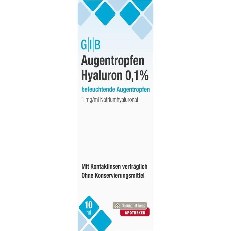 GIB Augentropfen Hyaluron 0,1%