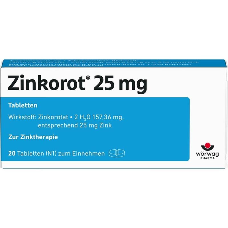 ZINKOROT 25 mg Tabletten