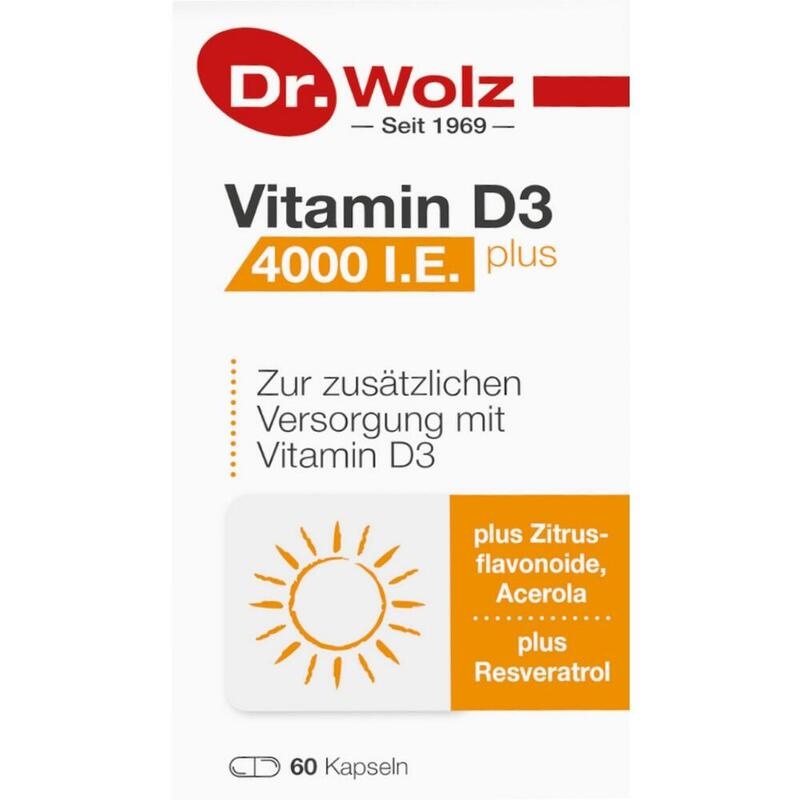 VITAMIN D3 4000 I.E. plus Kapseln