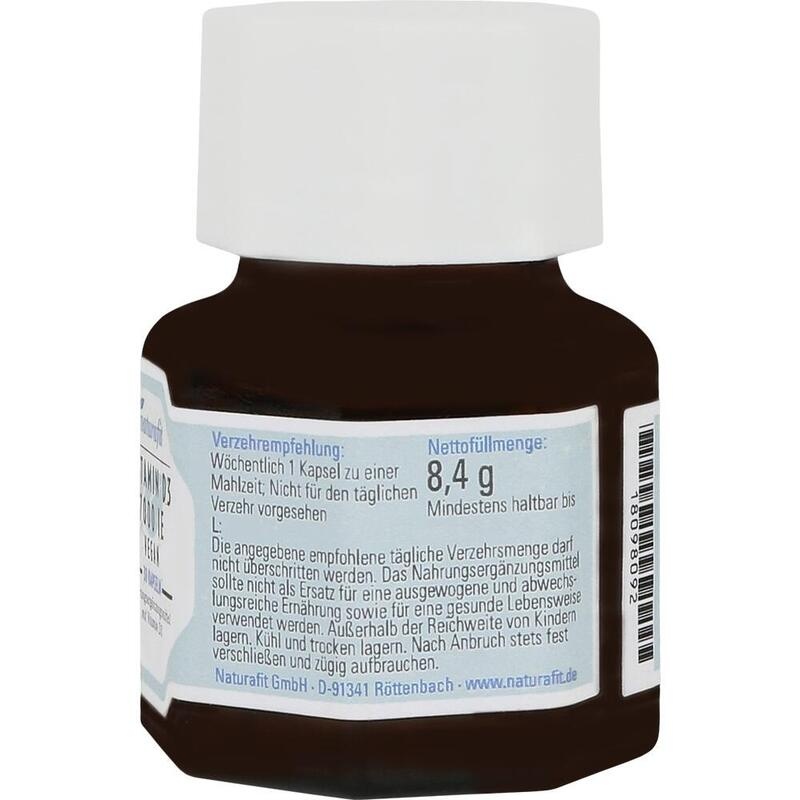 NATURAFIT Vitamin D3 7000 I.E. vegan Kapseln
