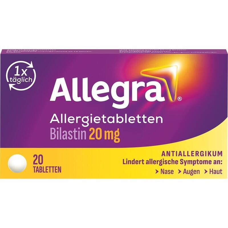 ALLEGRA Allergietabletten 20 mg Tabletten
