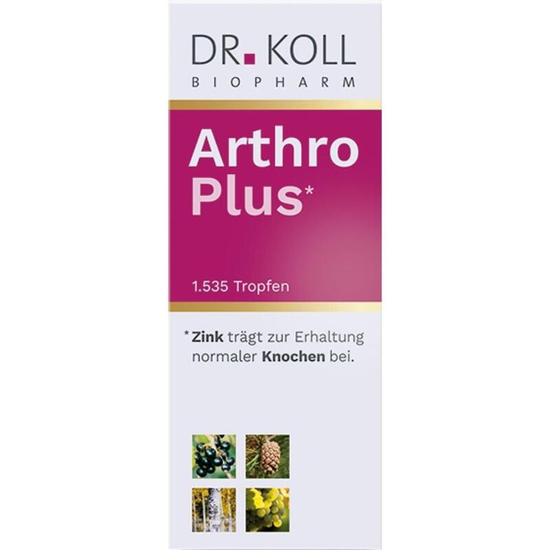 ARTHRO PLUS Dr.Koll Gemmo Kompl.Weinrebe Zink Tro.